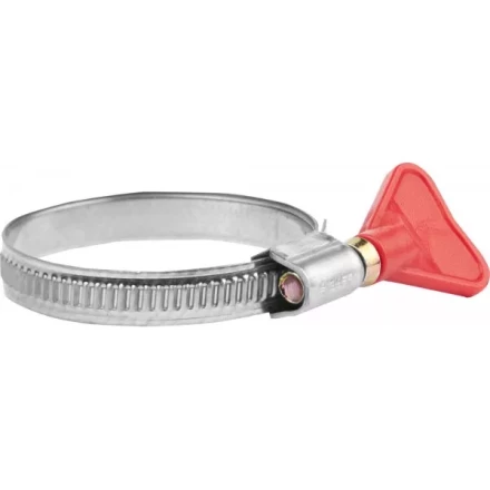 Хомуты ЗУБР &quot;ЭКСПЕРТ&quot; &quot;Бабочка&quot;, нерж. сталь, накатная лента 9мм, 35-50 мм, 2 шт 37835-35-50 купить в Новом Уренгое