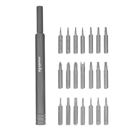 Набор для точных работ 22 в 1, универсальный, сталь CrV Matrix 13566 купить в Новом Уренгое