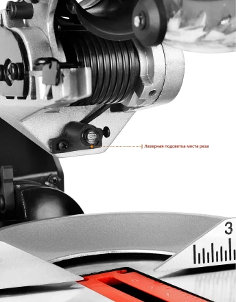 Пила торцовочная с ременной передачей ЗПТ-255-1800 ПЛР серия МАСТЕР купить в Новом Уренгое
