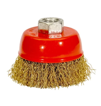 Щетка для УШМ М14/65 мм чашечная сталь прямая 511718 купить в Новом Уренгое