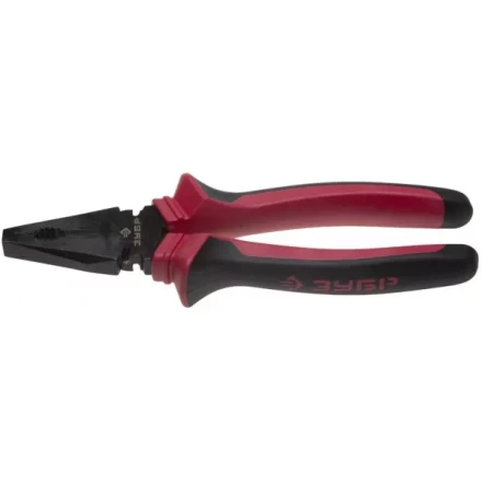 Плоскогубцы ЗУБР &quot;МАСТЕР&quot; комбинированные, маслобензостойкая рукоятка, покрытие оксидированное с полировкой, 200мм 22015-1-20_z01 купить в Новом Уренгое