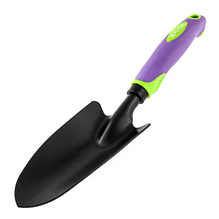 Совок посадочный широкий, 85х335 мм, стальной, обрезиненная эргономичная рукоятка, LSR1, Palisad 62060 купить в Новом Уренгое