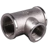 Тройник GENERAL FITTINGS переходной, никелированная латунь, г/г/г, 1"-1/2"-1" 51060-1-1/2-1 купить в Новом Уренгое