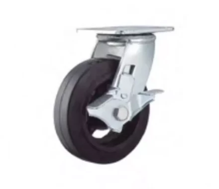 Колесо большегрузное поворотное SCdb 85 250 мм обрезиненное с тормозом (N) 1027140 купить в Новом Уренгое