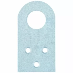 Проушина прямая, 2,0 мм, 90х40 мм, цинк СИБРТЕХ Россия 46504