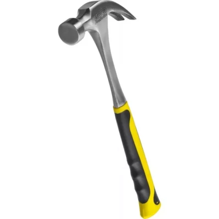 Молоток-гвоздодер STAYER &quot;PROFESSIONAL&quot; цельнометаллический с двухкомпонентной рукояткой, 560г 2025-560 купить в Новом Уренгое