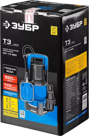 Насос дренажный НПГ-Т3-550 серия ПРОФЕССИОНАЛ купить в Новом Уренгое