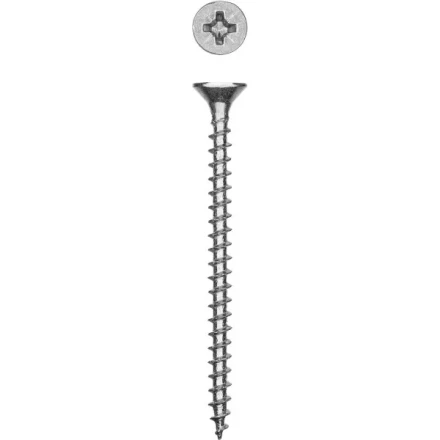 Саморезы СУ-Б универсальные, 40 x 3.5 мм, 8 000 шт, белый цинк, ЗУБР 300370-35-040 купить в Новом Уренгое