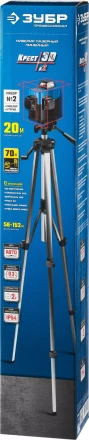 Нивелиры лазерные Крест-3D 360 3 перпендикулярные плоскости со штативом серия ПРОФЕССИОНАЛ купить в Новом Уренгое