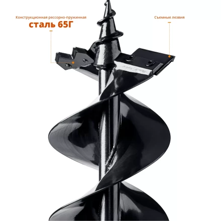 Шнеки для мотобуров мерзлый грунт 150мм серия МАСТЕР купить в Новом Уренгое