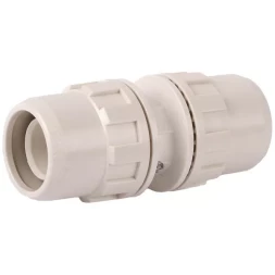 Соединитель ЗУБР "ШиреФит" "штуцер с гайкой - штуцер с гайкой", 32мм 51490-32