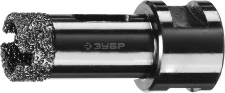 Алмазная коронка ЗУБР &quot;ПРОФЕССИОНАЛ&quot; универсальная для УШМ, сухое сверление, алмазы на вакуумной пайке,  посадка М14, d=20мм 29865-20 купить в Новом Уренгое