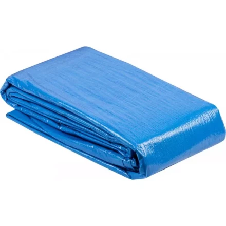 Тент-полотно ЗУБР &quot;МАСТЕР&quot; универсальный, из тканого полимера плотностью 75 г/м3, с люверсами, водонепроницаемый, 8мх12м 12550-08-12 купить в Новом Уренгое