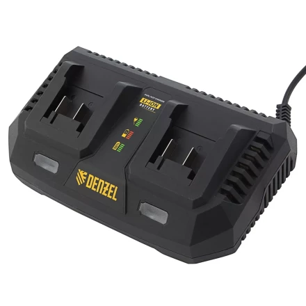 Устройство зарядное для аккумуляторов Denzel IBC-18-3.0-2, Li-Ion, 18В, 3.0 А, для двух батарей 28454 купить в Новом Уренгое