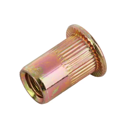 Заклепки резьбовые, стальные, оцинкованные, М6, пластиковый кейс, 70 шт. Denzel 40603 купить в Новом Уренгое