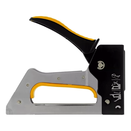 Степлер металлический, скобы в комплекте, 2К рукоятка, тип 53, 6-10 мм Denzel 40222 купить в Новом Уренгое