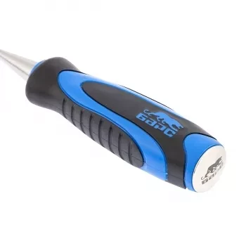 Долото-стамеска,плоская,16мм, двухкомпонентная рукоятка,металлический затыльник БАРС 24641 купить в Новом Уренгое