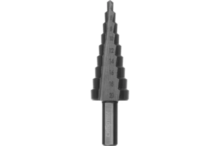 Сверло ступенчатое по металлу, Сибртех 723012, 4-6-8-10-12-14-16-18-20 мм, 4241 купить в Новом Уренгое