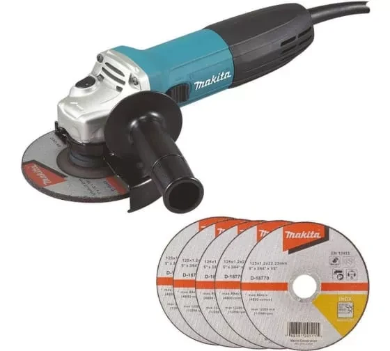 Угловая шлифмашина Makita GA5030RX8, 720 Вт, 125 мм, 11000 об/мин купить в Новом Уренгое