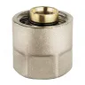 Соединитель GENERAL FITTINGS для металлопластиковых труб, евроконус, никелированная латунь, 1/2" / 16 мм x 2,0 мм 51047-1/2-16 купить в Новом Уренгое
