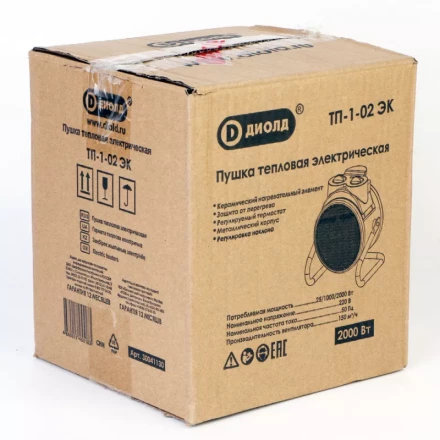 Тепловая пушка электрическая Диолд ТП-1-02 ЭК купить в Новом Уренгое