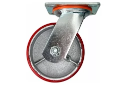 Аппаратное поворотное колесо большегрузное HITCH 190*50 полиуретан SCp80 (SZ085010)