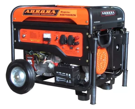 Бензогенератор Aurora AGE 7500 DZN с блоком автоматики купить в Новом Уренгое