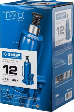 Домкрат бутылочный гидравлический модель Т-50 серия ПРОФЕССИОНАЛ 43060-15 купить в Новом Уренгое