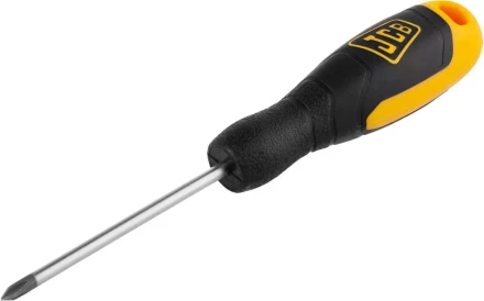 Отвертка JCB, хромомолибденовая сталь S2, двухкомпонентная рукоятка, магнитный наконечник, PH №0х75мм JSD002 купить в Новом Уренгое