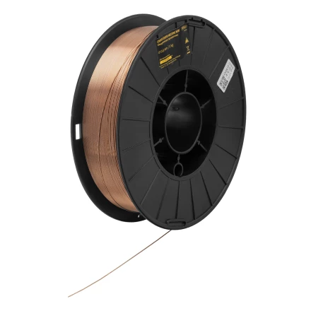 Омедненная проволока ER70S-6, диам. 0,8 мм, 5 кг, диам. катушки D200// Denzel 97541 купить в Новом Уренгое