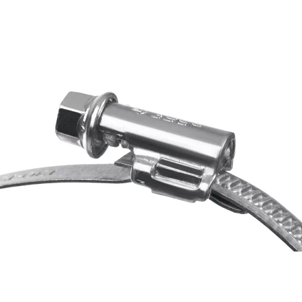 ЗУБР Х-9Н, 40 - 56 мм, накатная лента 9 мм, цинк, 50 шт, червячный хомут (37807-56) купить в Новом Уренгое