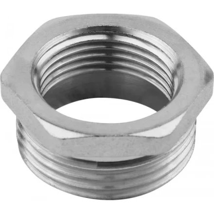 Футорка ЗУБР &quot;ЭКСПЕРТ&quot;, никелированная латунь, 1&quot; х 3/4&quot; 51281-1-3/4 купить в Новом Уренгое