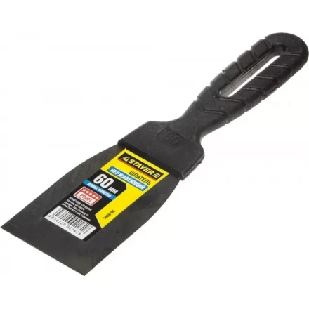 Шпатель STAYER &quot;PROFESSIONAL&quot;, нержавеющее полотно, с пластмассовой ручкой, 60мм 1008-06 купить в Новом Уренгое