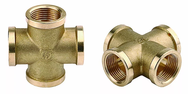 Крестовина GENERAL FITTINGS латунь, г/г/г/г, 3/4" 51049-3/4 купить в Новом Уренгое