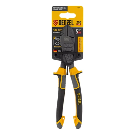 Бокорезы 200 мм Denzel 17784, усиленные, трехкомпонентные рукоятки купить в Новом Уренгое