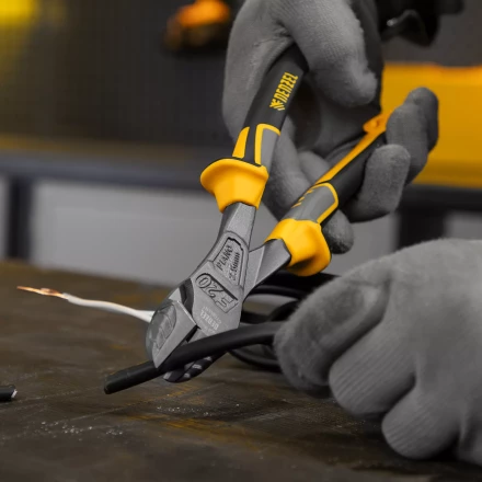 Бокорезы 200 мм Denzel 17784, усиленные, трехкомпонентные рукоятки купить в Новом Уренгое