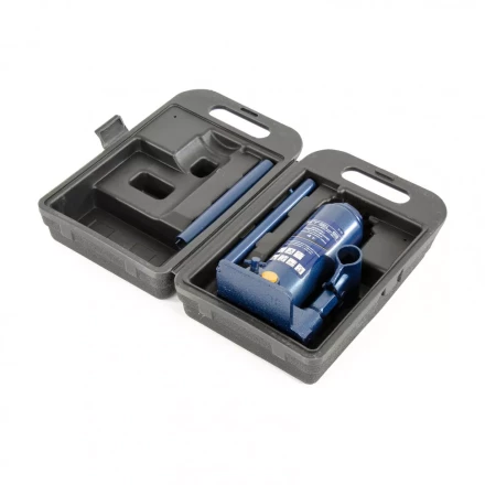 Домкрат гидравлический бутылочный 4 т h подъема 194–372 мм в пластиковом кейсе  STELS 51123 купить в Новом Уренгое