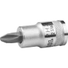 Торцовая бита-головка KRAFTOOL "INDUSTRIE QUALITAT", материал S2, PHILLIPS, сатинированная, 1/2", PH3 27901-3_z01 купить в Новом Уренгое
