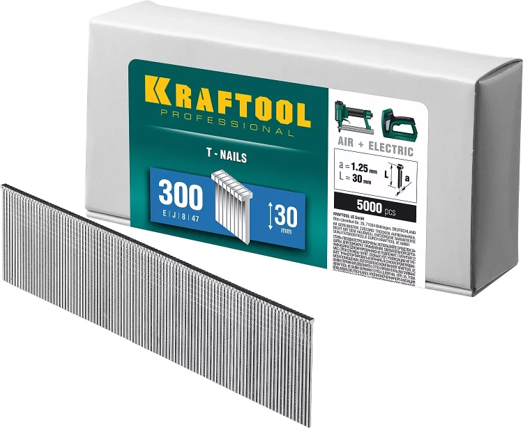 Гвозди тип 18GA (47 / 300 / F) 5000 шт 31785-30 купить в Новом Уренгое