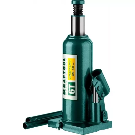 Домкрат гидравлический бутылочный &quot;Kraft-Lift&quot;, сварной, 6т, 220-435мм, KRAFTOOL 43462-6 43462-6_z01 купить в Новом Уренгое