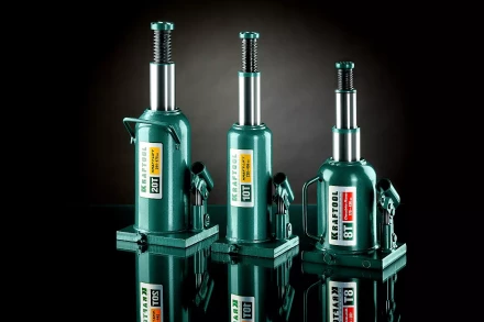 Домкрат гидравлический бутылочный &quot;Kraft-Lift&quot;, сварной, 6т, 220-435мм, KRAFTOOL 43462-6 43462-6_z01 купить в Новом Уренгое