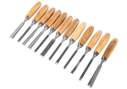 Набор стамесок STURM и резцов 12 шт, деревянная рукоятка купить в Новом Уренгое