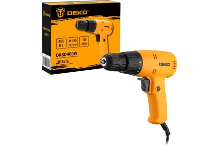 Дрель-шуруповерт сетевой DEKO DKSD400W, 063-4086 купить в Новом Уренгое