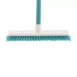 Щетка пластмасовая   &quot;SHROBER&quot; для чистки ковров 270 мм бирюз. c черенком 120 см D22мм ELFE 93550