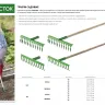 Грабли РОСТОК садовые с черенком, 14 прямых зубцов 421901-14 купить в Новом Уренгое