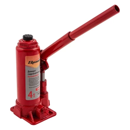 Домкрат гидравлический бутылочный, 4 т, h подъема 180–320 мм Sparta Compact 50339 купить в Новом Уренгое