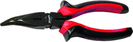 Длинногубцы Black Nickel 160 мм изогнутые двухкомпонентные рукоятки MATRIX 17458 купить в Новом Уренгое