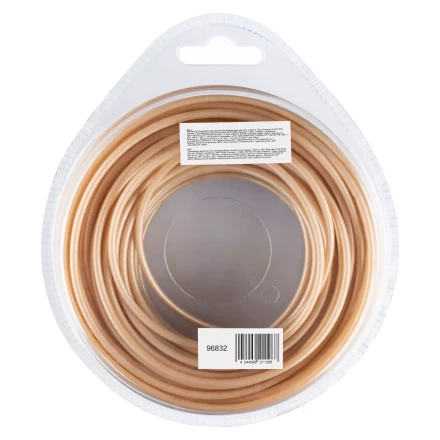 Леска для триммера армированная алюминием круглая, 3,0мм х 15м, блистер ALUFLEX Denzel 96832 купить в Новом Уренгое