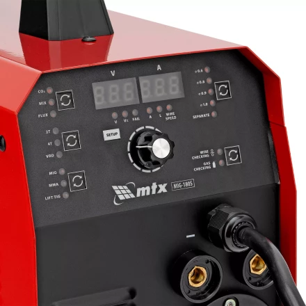 Аппарат инвертор. полуавтомат. cварки MTX MIG-180S 94302, 180A, ПВ 60%, катушка 5 кг купить в Новом Уренгое