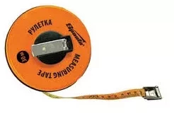 Рулетка геодезическая 20 м х 10 мм SPARTA лента ПВХ открытый корпус 314305 купить в Новом Уренгое